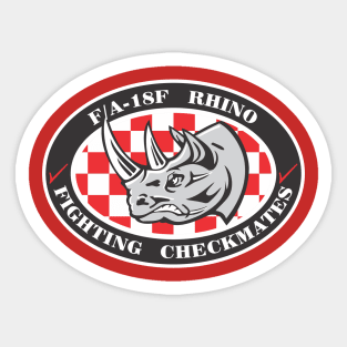 VFA-211 Checkmates - Rhino Sticker